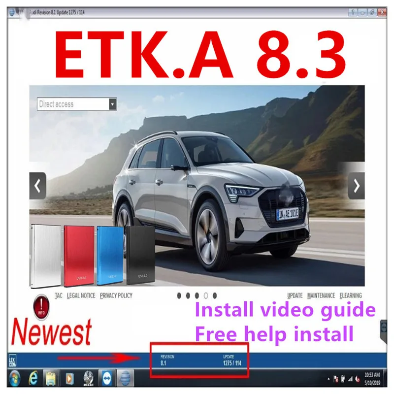 2023 hot etka 8.3 Group Vehicles Electronic Parts Catalogue until 2021 years For
