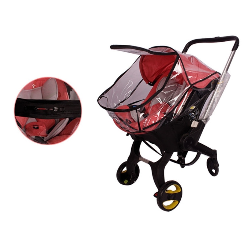Baby Stroller Rain Cover Infant Car for SEAT Waterproof Windproof Transparent Shield for Pushchair Pram A2UB
