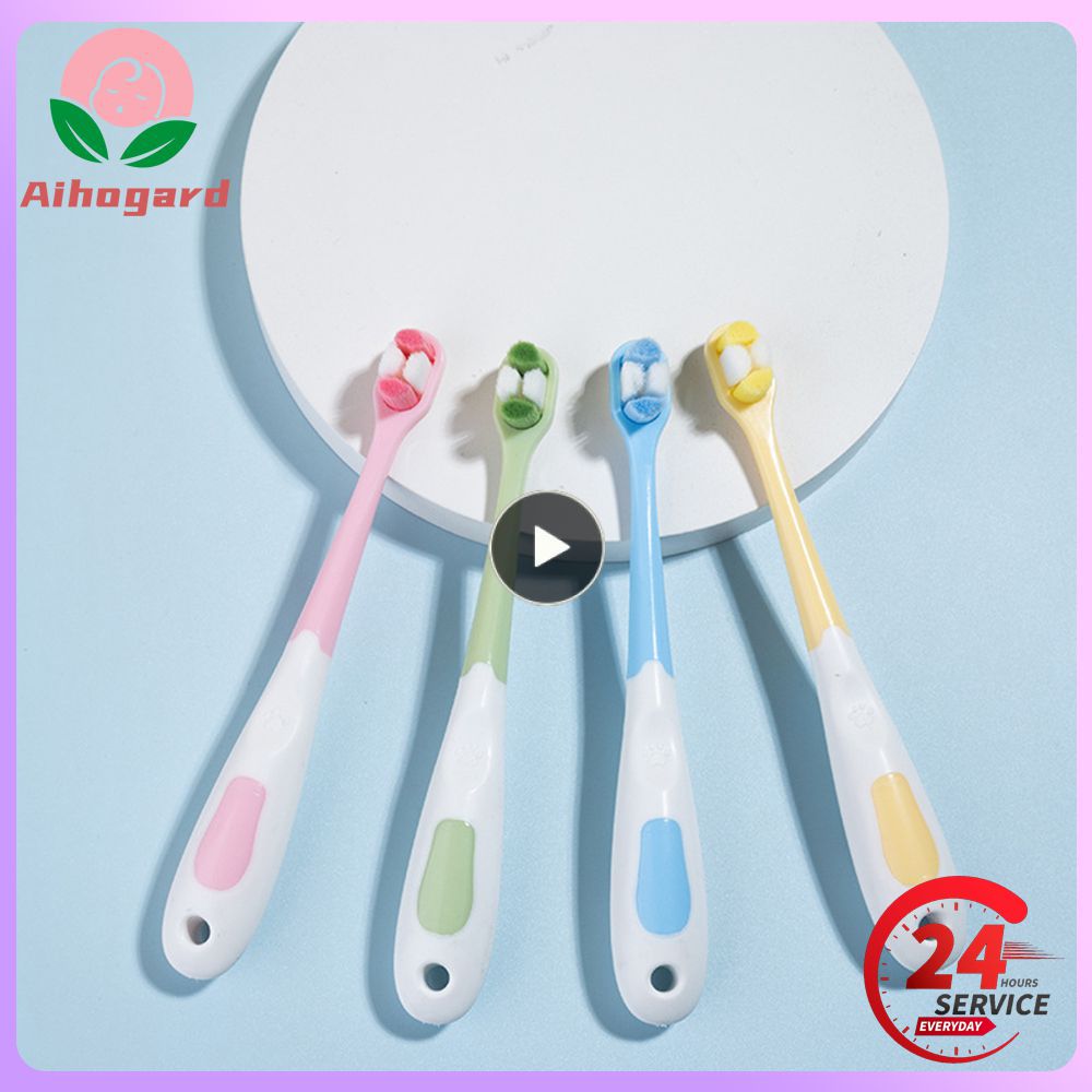 Soft Toothbrush Child Toothbrush Over One Year Old Wanmao Toothbrush Fine Soft Toothbrush Training Toothbrush Soft