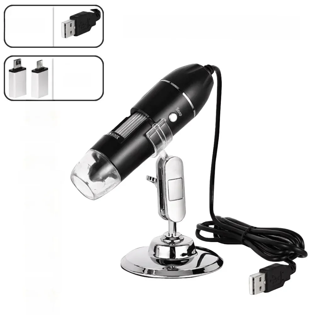 1600X 1000X 500X Digital Microscope Camera Type C USB Portable Electronic Microscope For Soldering