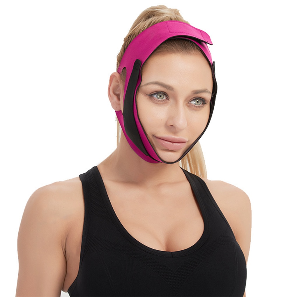 Face Slimming Bandage Ergonomic V Line Double Chin Reduce Strap Reusable Jawline Lift Up Tightening Belt Beauty Tool