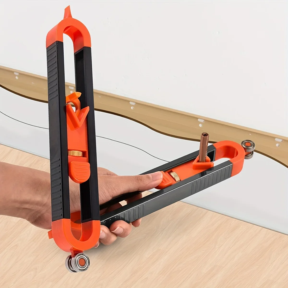 Contour Gauge Scribe Tool, Precise Profile Duplicator, Irregular Shape Profile Tool for Woodworking,