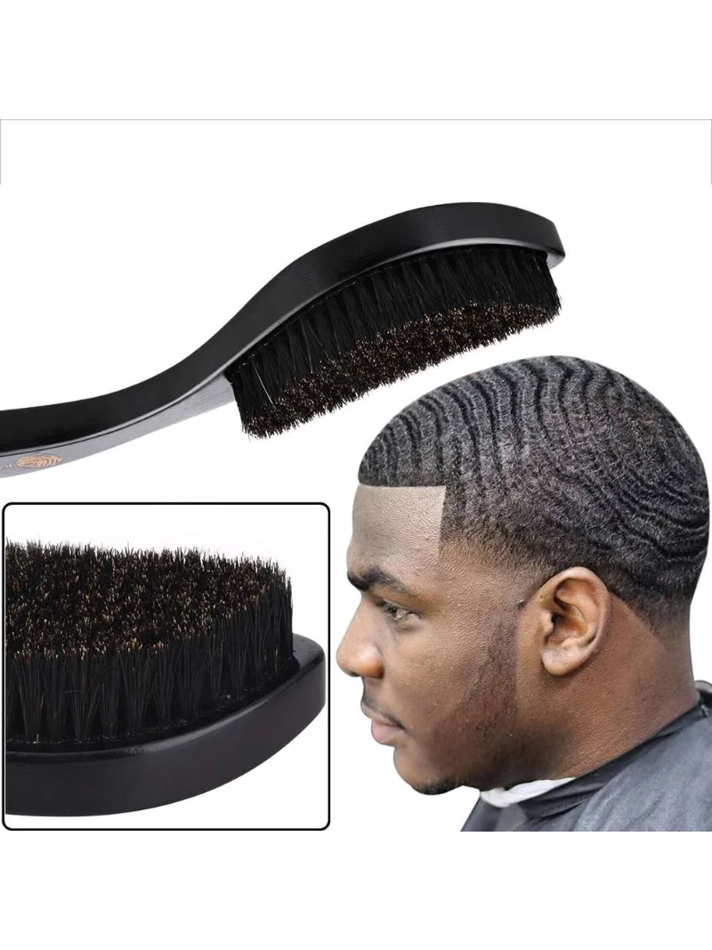 Comb Men Slcked Black Styling Comb Beard Hair Brushes Beech Texture Massage Waves Anti-knots Barber
