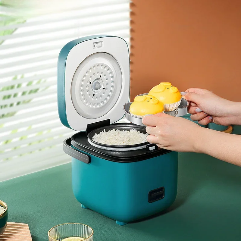 Mini Rice Cooker Automatic Household Kitchen Electric Cooking machine 1-2 People Food Warmer Steamer