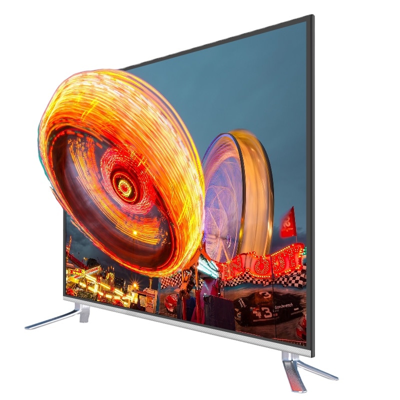 Hot sale television led tv used tv smart tv 55 inch television With metal frame