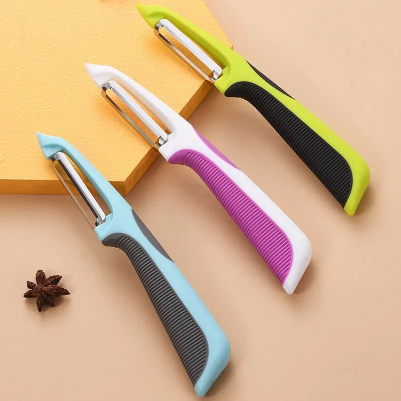 Anti Slip Handle Peeler, Peeler, Magic Tool, Melon, Potato, Fruit, Scraper, Kitchen Vegetable Tool