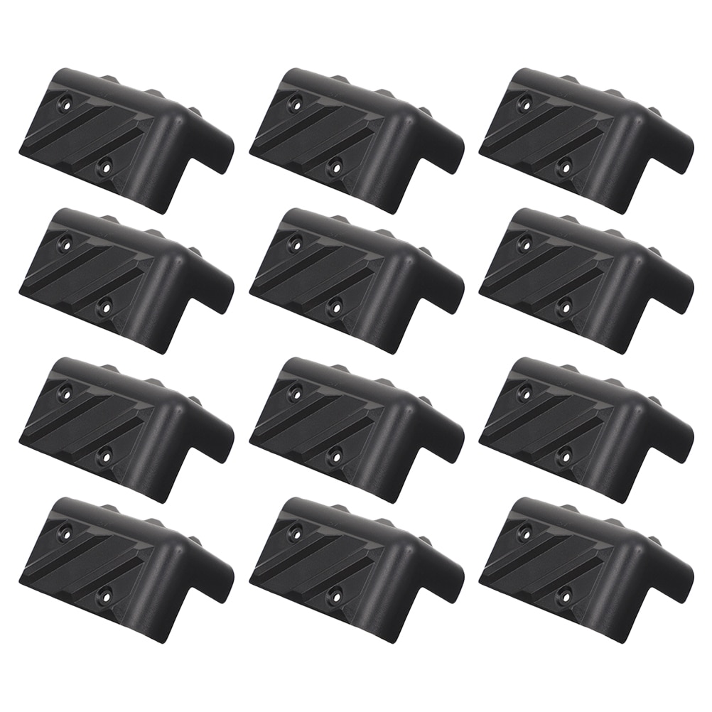 12 Pcs Corner Protector Guard Plastic Furniture Protectors Cabinet Stage Speaker Abs Angle Carpet