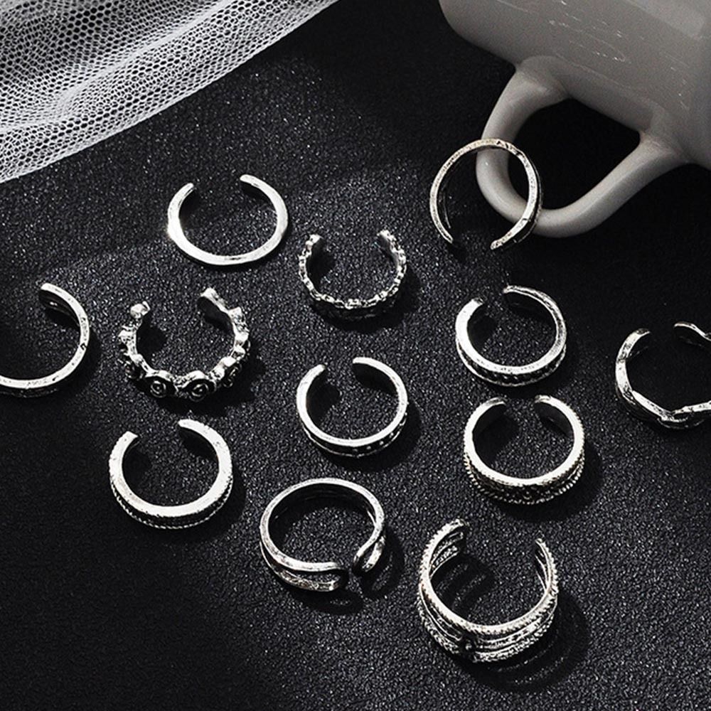 Alloy Simplicity Heart Shape Adjustable Kpop Jewelry Toe Rings Foot Ring Set Korean Style Accessories Women Accessories