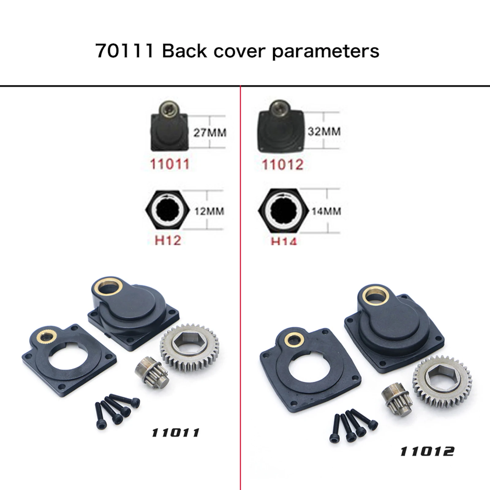 11011 11012 Electric Power Starter Drill Plate Cover for HSP Redcat H12 VERTEX CXP SH 16 18 21 28