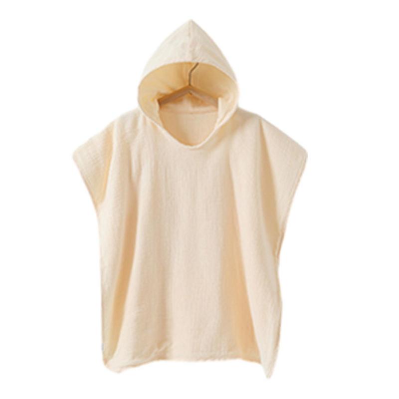 Baby Bathrobe Newborn Beach Absorbent Bathrobe Cotton Cover-Up Poncho After Shower Baby Essentials Applicable For Bath Beach