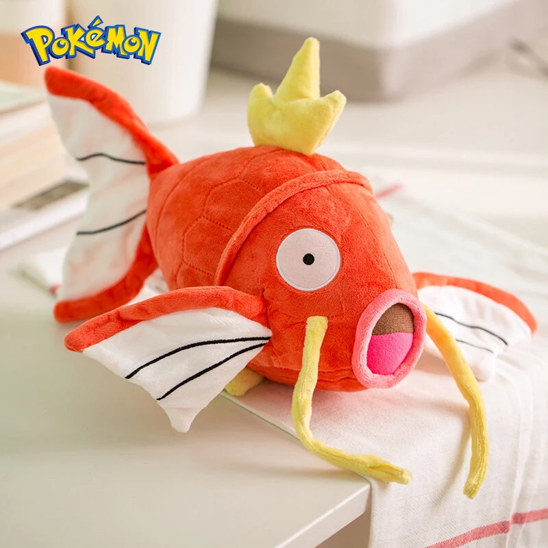 Pokemon Kawaii Magikarp Stuffed Toys Cartoon&Cute The King Of Carp Plush Dolls Throw Pillow Birthday