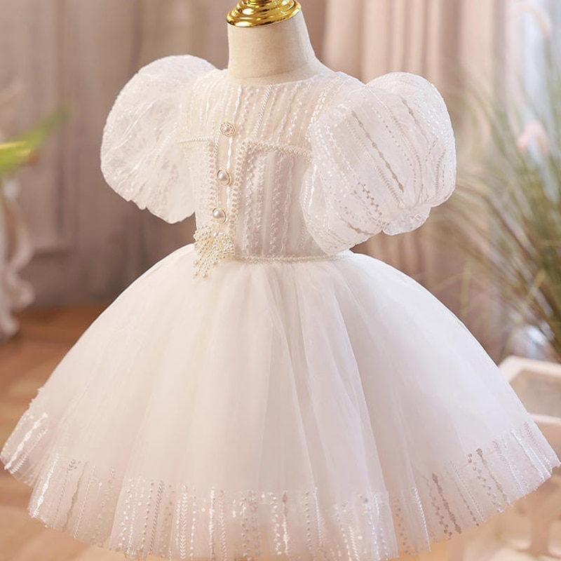 Light Luxury Children's Wear New Baby Girls' Dress Fashion Dress Cotton Evening Dresses Princess Party Children Kids C