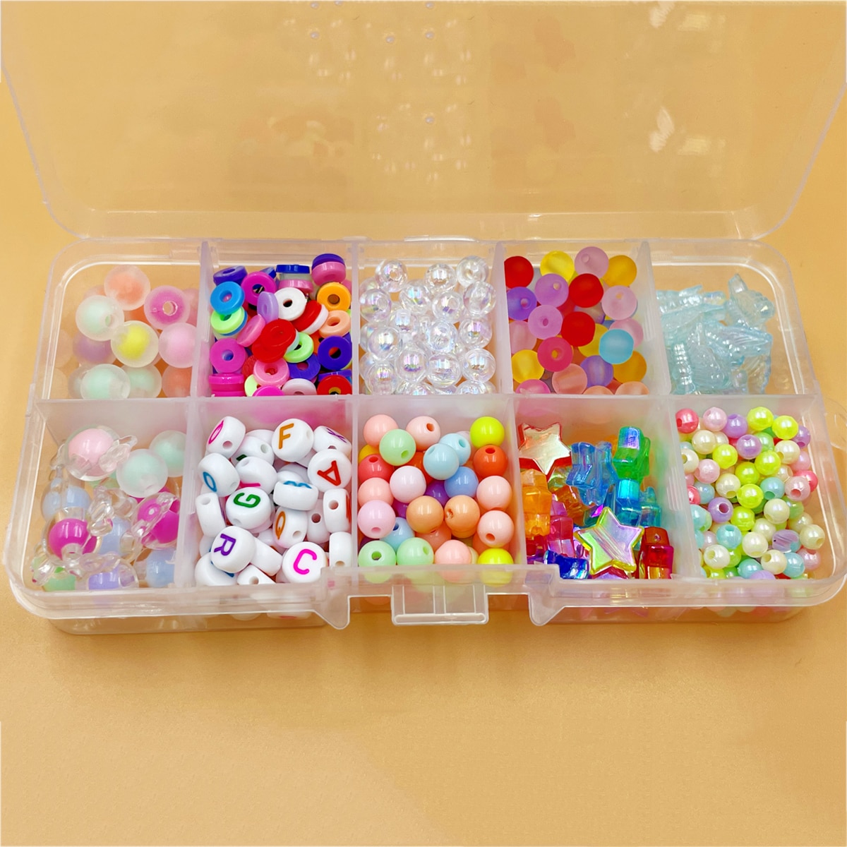 10 Grid DIY Handmade Beads Toys For Children With Accessory Set Girl Weaving Bracelet Jewelry Making Toys Creative Children Gift
