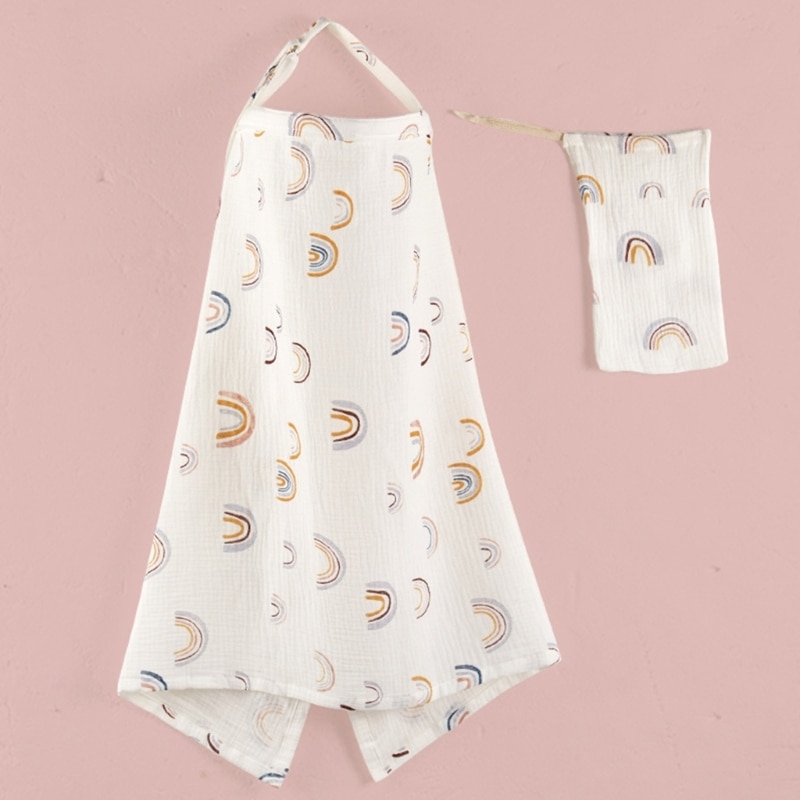 Baby Feeding Cloth Breastfeeding Nursing Cover Breast Feeding Blanket Cover Mum Privacy Protections Apron for Outdoor A2UB