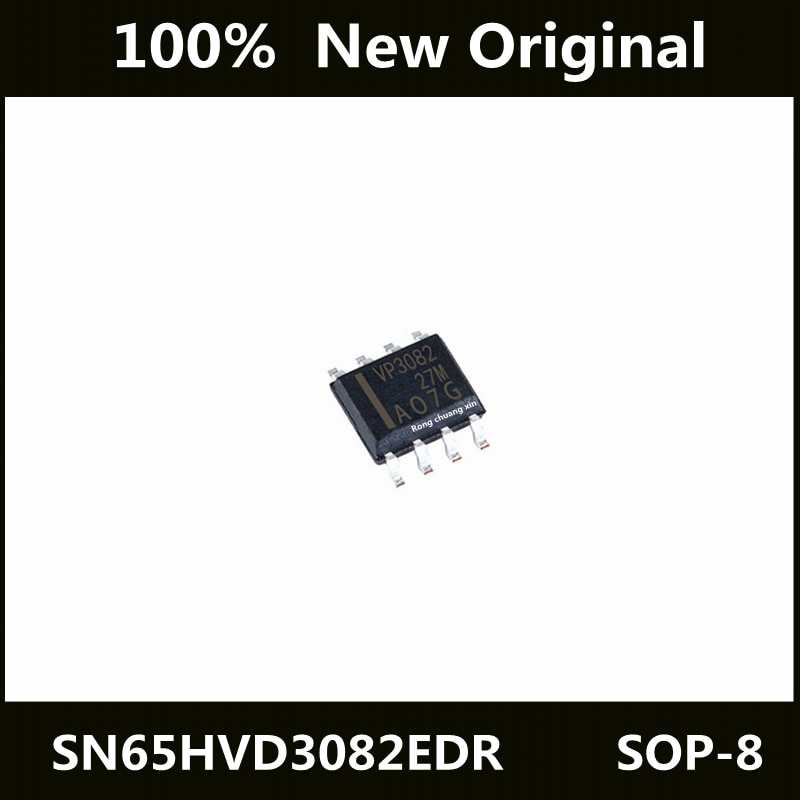 10pcs New Original SN65HVD3082EDR SN65HVD3082 HVD3082 VP3082 Packaged SOP-8 Transceiver Chip