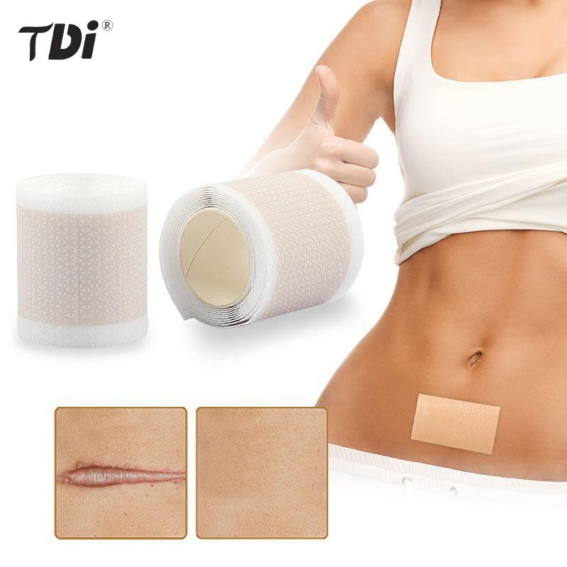 100/150cm Silicone Gel Scar Sheet Patch Treatment Removal Tape Acne Trauma Burn Scar Cover Skin Repair Section Ear Beauty