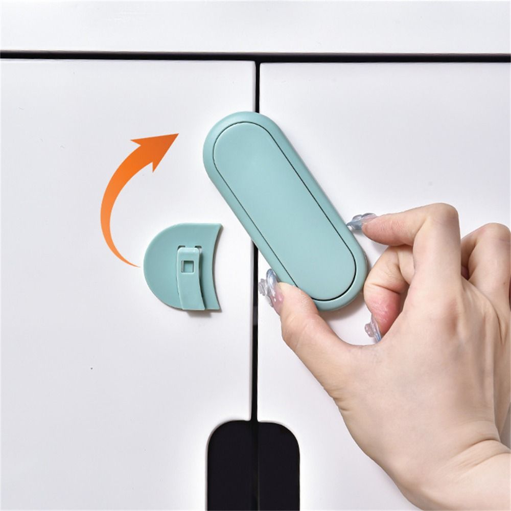 Children's Cabinet Locks Drawer Straps Safety Door Protection Baby Anti Pinch Hand Invisible Lock Opposite Door Wardrobe Lo