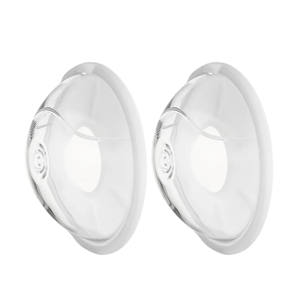 2pcs Wearable Milk Saver for Breastfeeding Manual Breastmilk Collector Silicone Breast Shell Milk