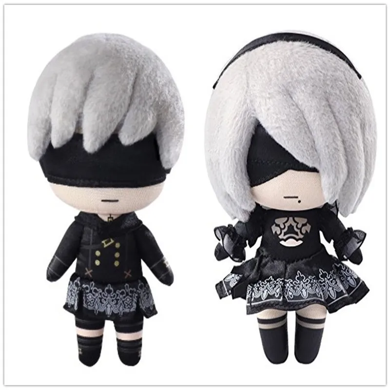 23CM NieR:Automata SQUARE ENIX Anime 2B 9S Anime Game Movie Cartoon Toys Plush Toy Christmas Animal