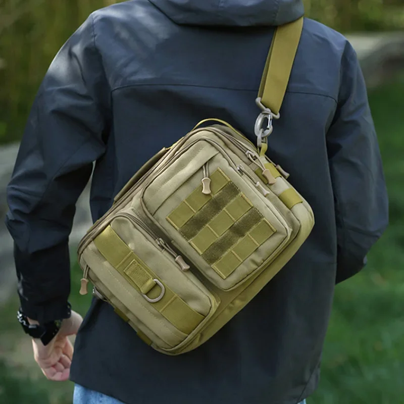 Trekking Tactical Handbags Shoulder Bag Camping for Man Hiking Travel Climbing Fishing Sling