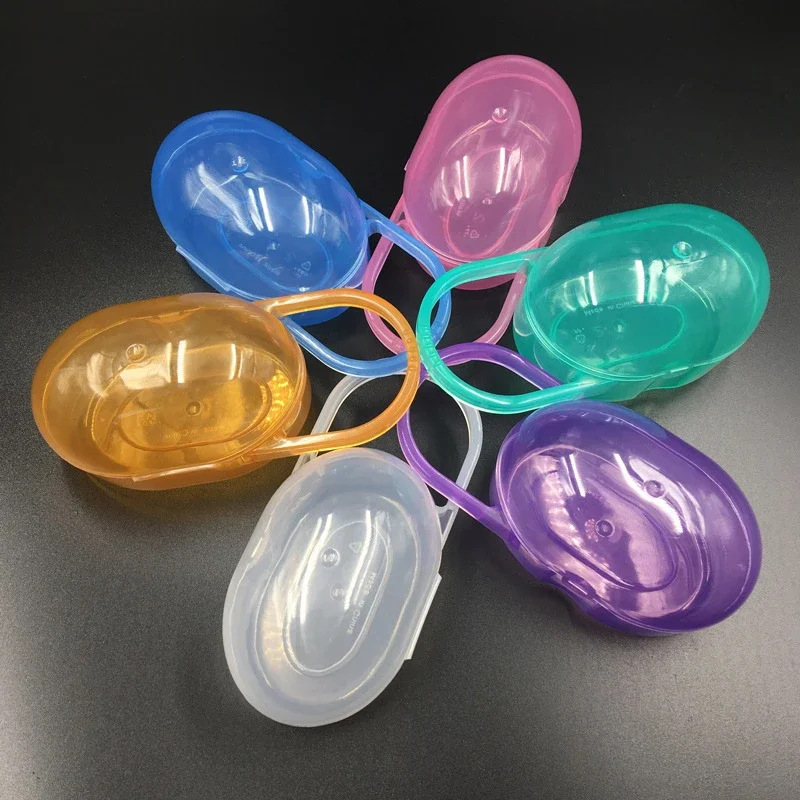 Baby Solid Pacifier Box Soother Container Holder Pacifier Box Travel Storage Case Safe Holder
