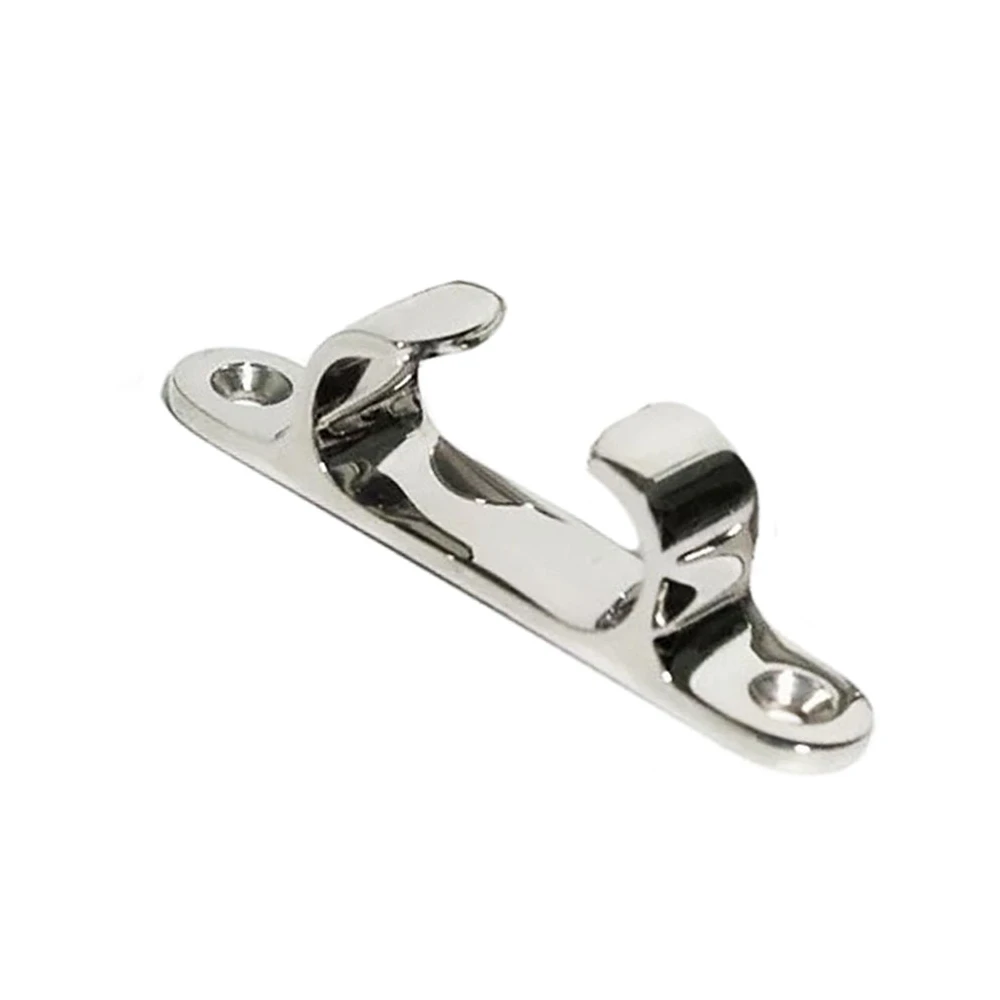 Dock Deck Cleat Line Rope Boat Yacht Marine Hardware Fitting 4 Inch Stainless Steel Mirror Polished