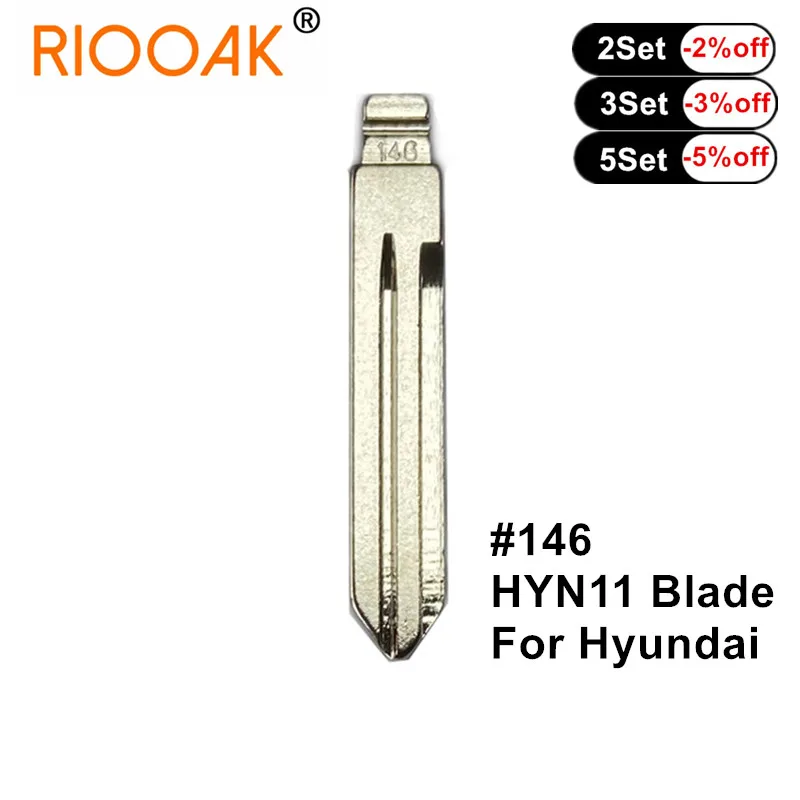 10pcs KD VVDI Remote Key Blade #146 HYN11 Key Blade For Hyundai MISTRA Car Remote Metal Blank Uncut