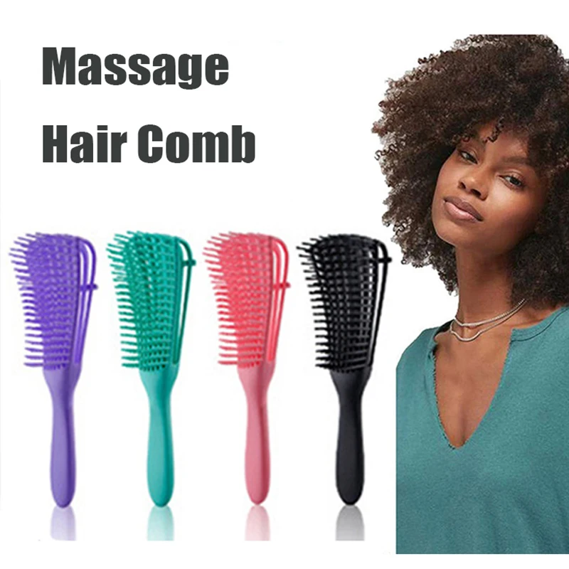 Hair Comb Detangling Brush Scalp Massage Hair Brush Detangler Brush for Curly Hair Thick Hair