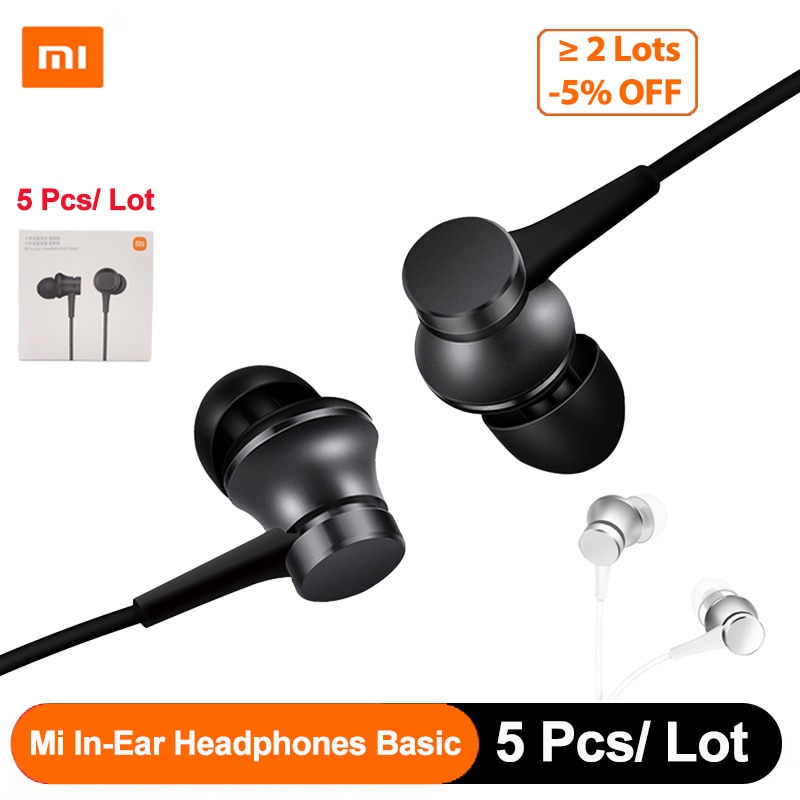 Xiaomi Mi Earphone Piston 3 Sport Fresh Basic Version 3.5Mm In-Ear Earbuds With Mic For Android Smartphone
