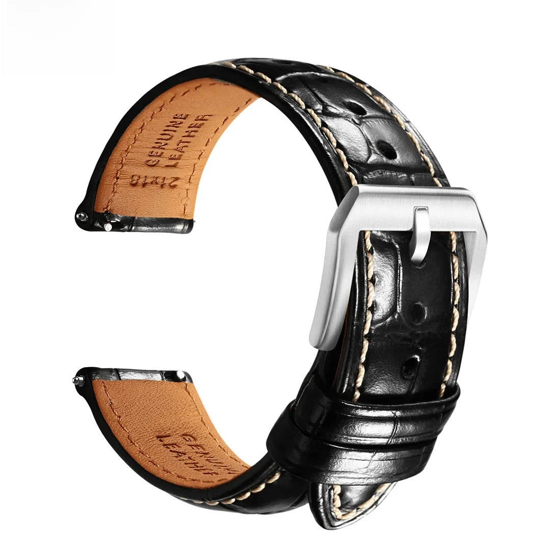 Maikes Luxury Rolex Leather Watch Strap Quick Release 20mm 21mm 22mm Accessories Watchbands