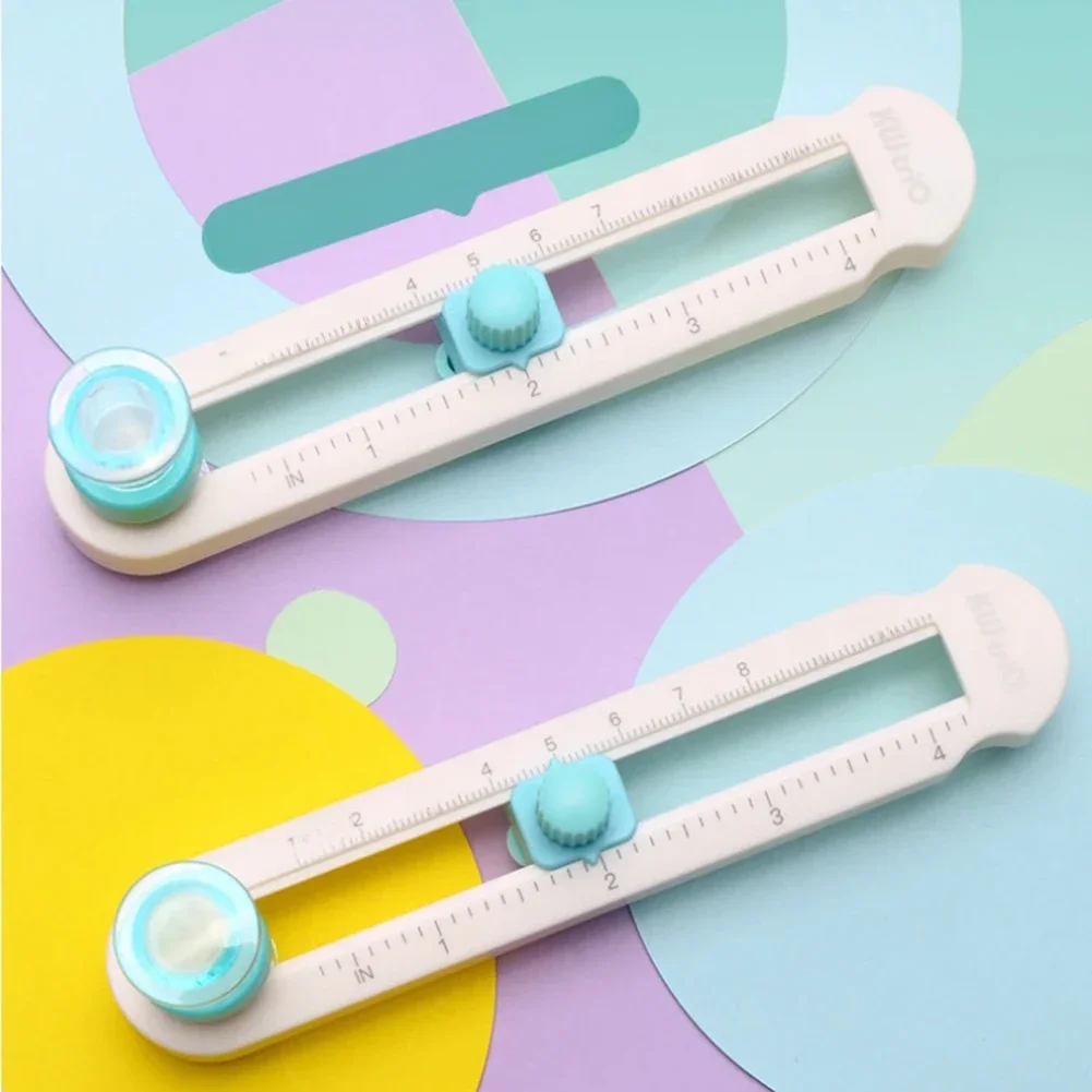 Plastic 2-20cm Circle Paper Cutter Multifunctional Craft Cutting Tools Paper Scrapbooking Cards