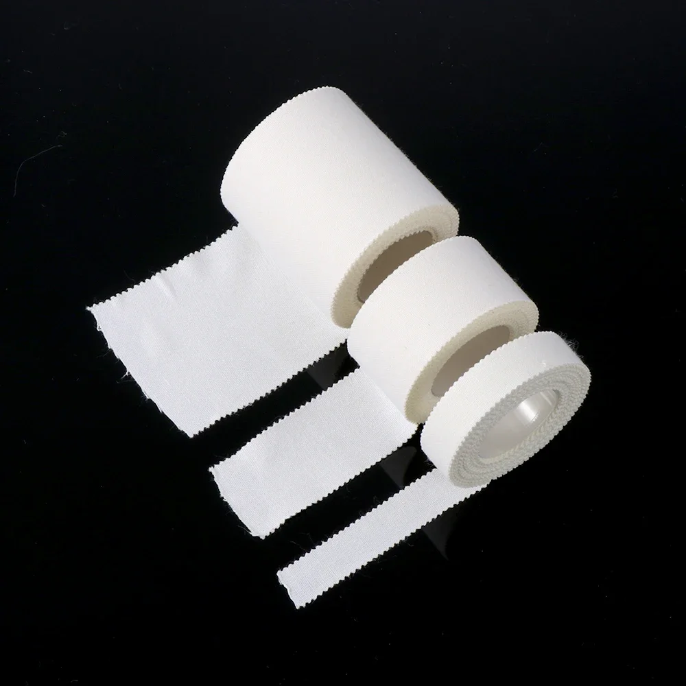 1PC Medical Waterproof Cotton White Premium Adhesive Tape Sport Binding Strain Injury Care Support