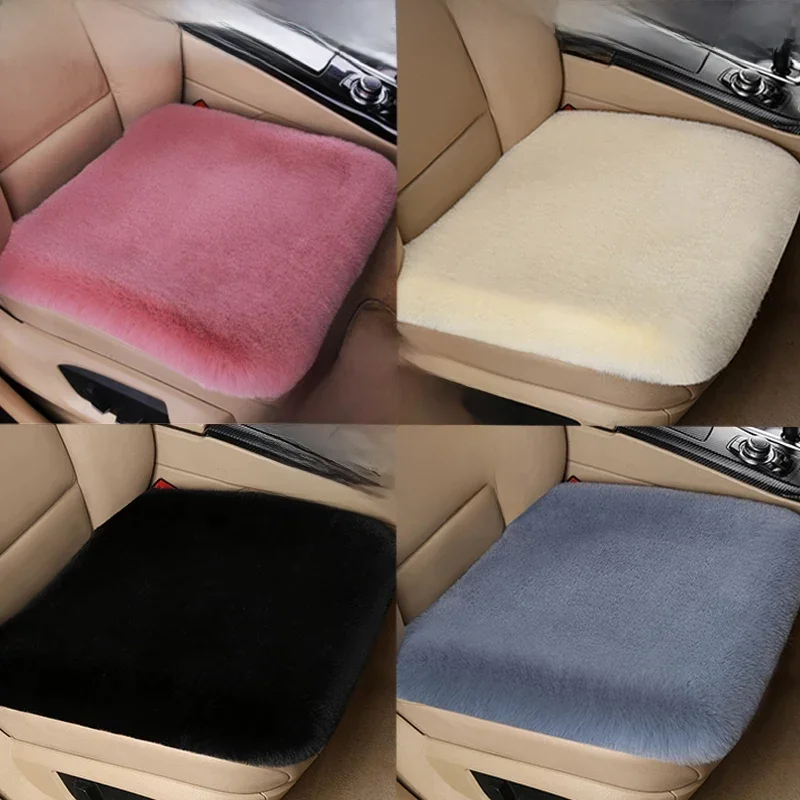 Plush Seat Cover Cushion For Chevrolet Citroen Infiniti HAVAL Peugeot Winter warm Plush Seat