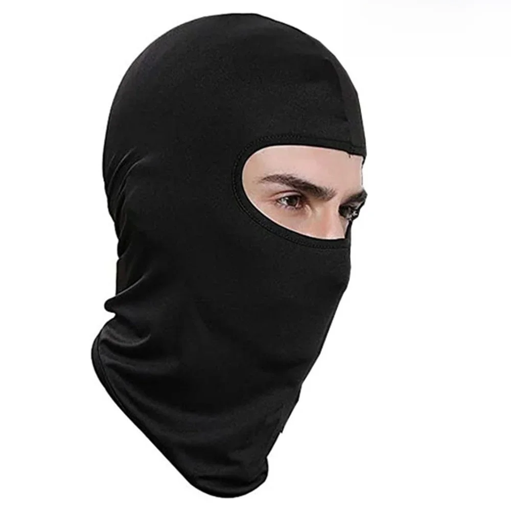JJYY Outdoor Sports Balaclava Mask Windproof Full Face Neck milk silk Cotton Ninja Headgear Hat