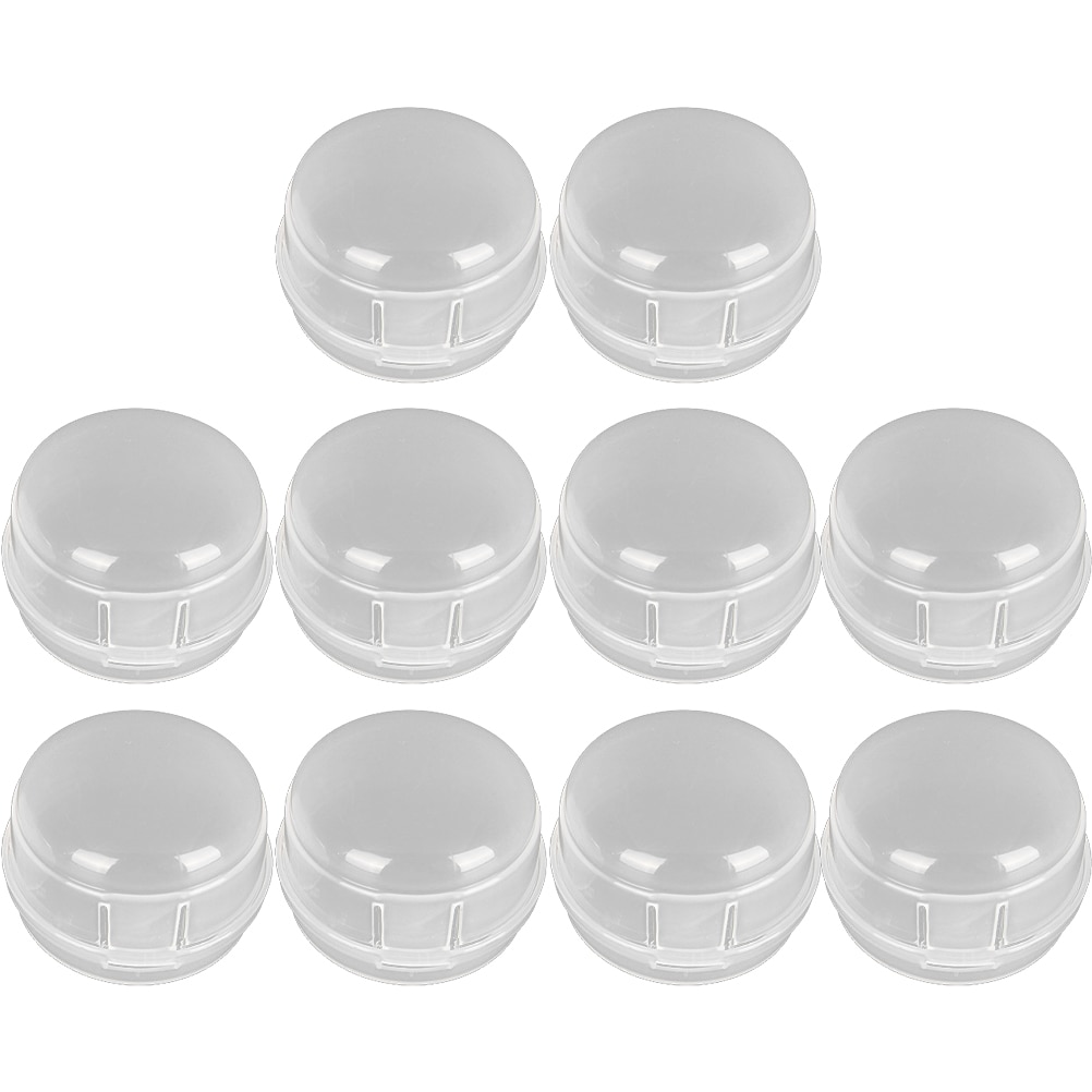 10 Pcs Gas Switch Protection Clear Stove Knob Covers Baby Proof Childproof Camping Household Child-proof Plastic Kitchen Stoves