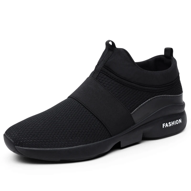 Fashion Lightweight Men Sneakers Mens Casual Shoes Running Shoes Breathable Slip on Wear-resistant