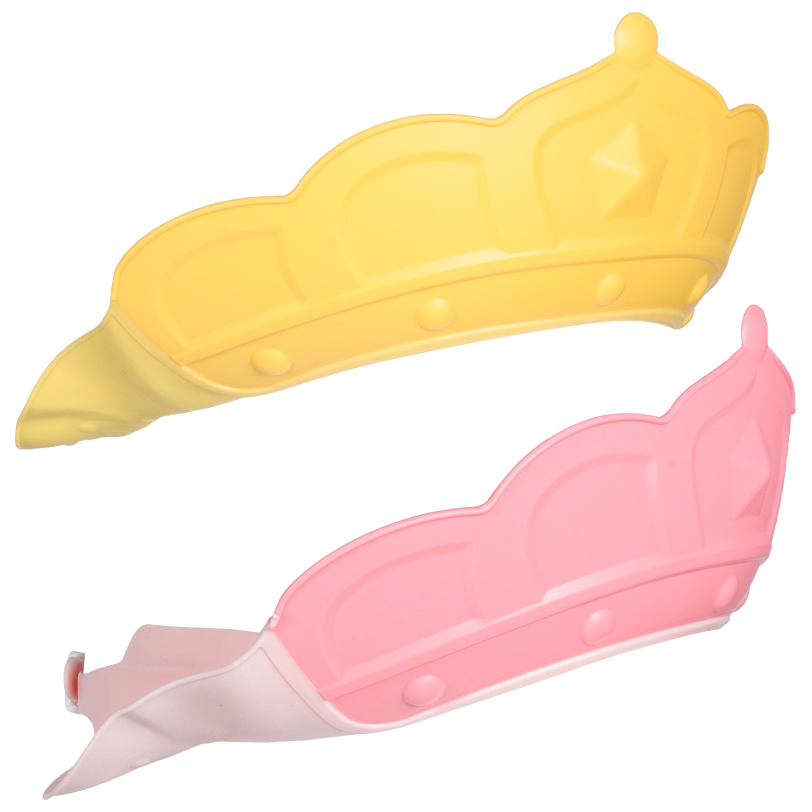 2 Pcs Silicone Shampoo Cap Toddler Shower Baby Hair Washing Shield Water Kids Visor Hat Bath Head