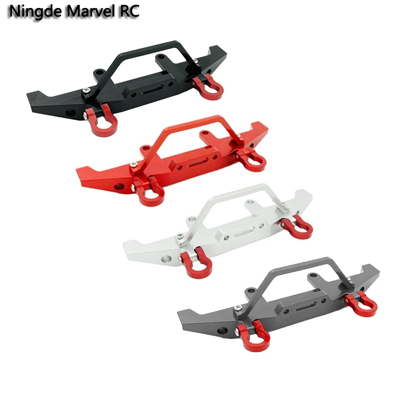 1Pcs RC Car Metal Anti-collision Front Bumper For WPL C14 C24 C24-1 1/16 4WD Truck Track Upgrade
