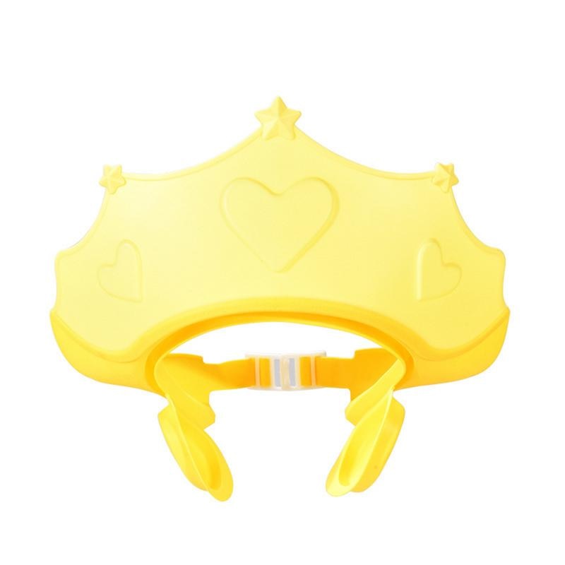 Kids Ear Protective Adjustable Baby Shower Soft Safety Protection Hat Prevent Water From Entering The Eyes And Ears