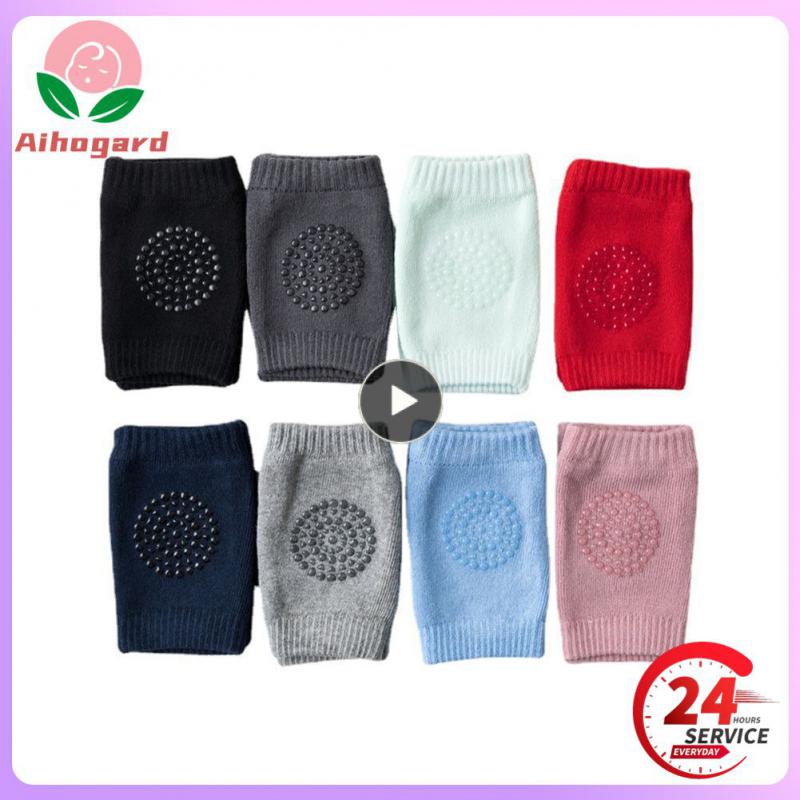 Breathable Baby Knee Protection Leg Warmer Cushion Thickened Soft. Baby Knee Pads Baby Socks Elbow Protection Elastic Small