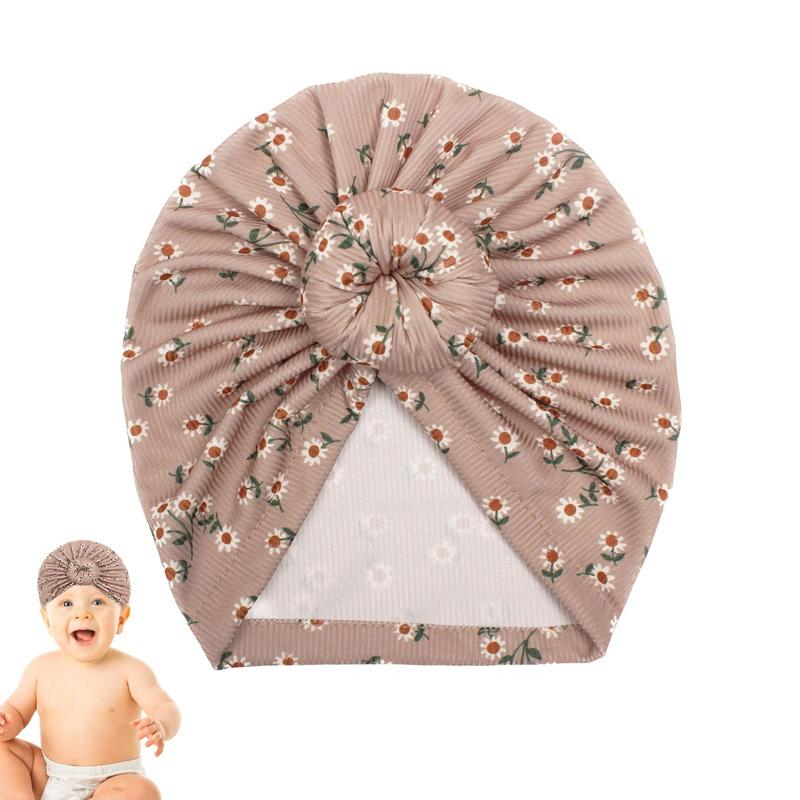 Baby Girl Hats 0-6 Months Floral Newborn Baby Girl Turban Hats Baby Turbans For Girls 6-12 Months And 1-2 Year For Photo Shoots