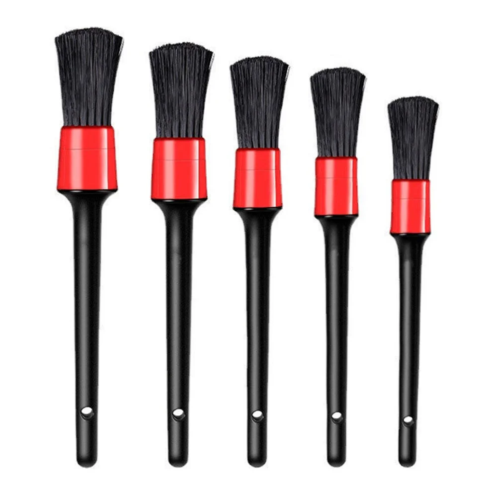 5pcs Detailing Brush Set Car Brushes Car Detailing Brush For Car Cleaning Detailing Brush Dashboard
