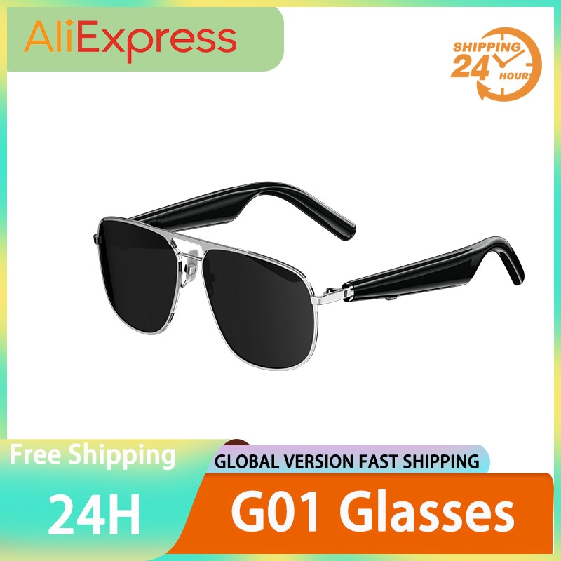 Smart Glasses G01 Bluetooth Call Listen Music Touch Control AI Voice Assistant Sport Outdoor Driving Anti-Blue Light Glasses New