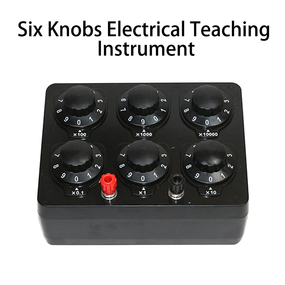 0-99999.9 Ohm Simple Resistance Box Precision Variable Decade Resistor Teaching Instrument Teaching