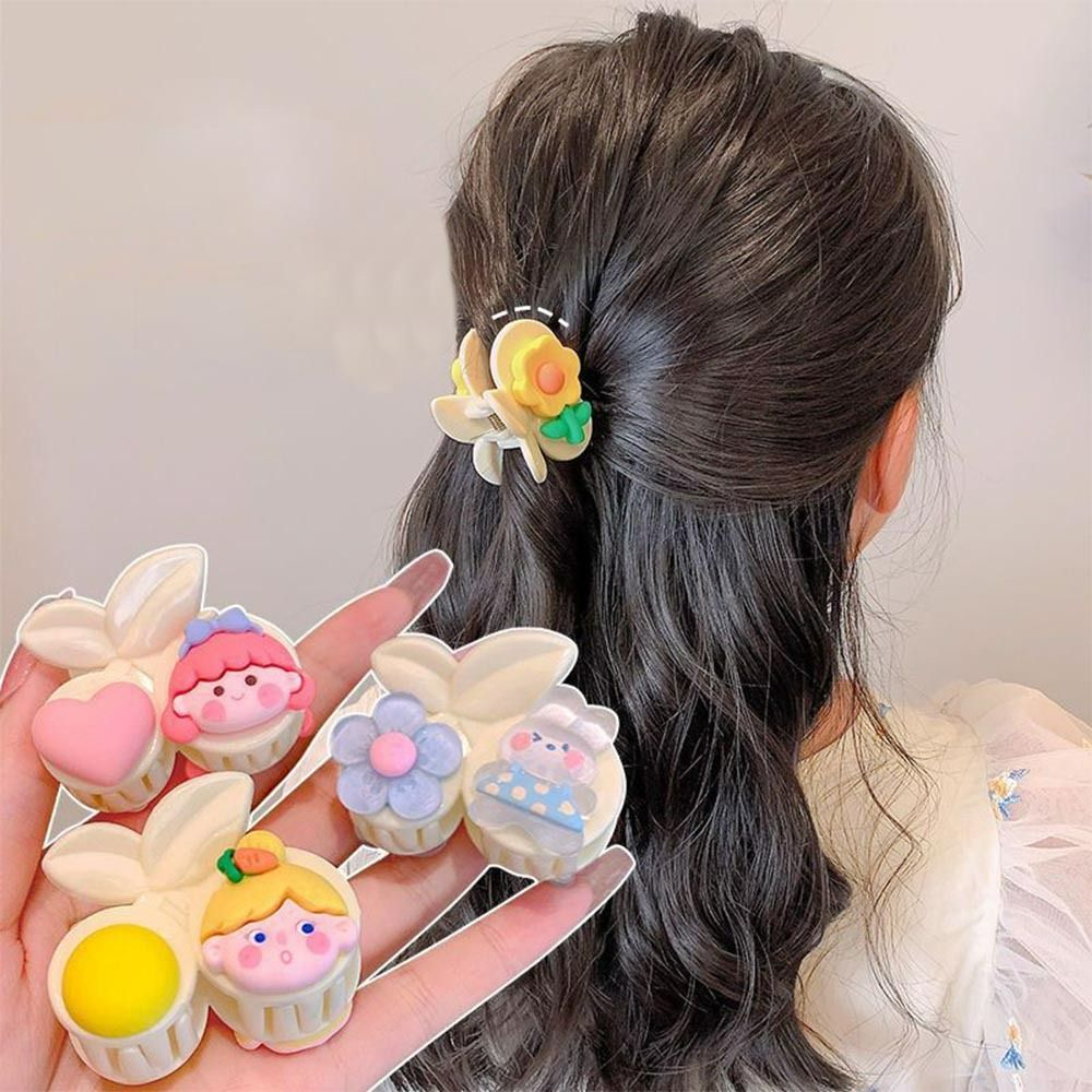 Children Cute Barrette Cartoon Cherry Hair Claw Children Sweet Hair Clip Girls Hair Wear Baby Hair Accessories