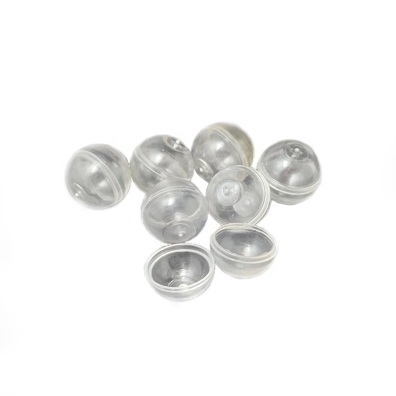0.67/0.68Inch 50Pcs/lot Very Small 17MM Mini Tiny Empty Plastic Balls Capsule Toys Surprise Ball