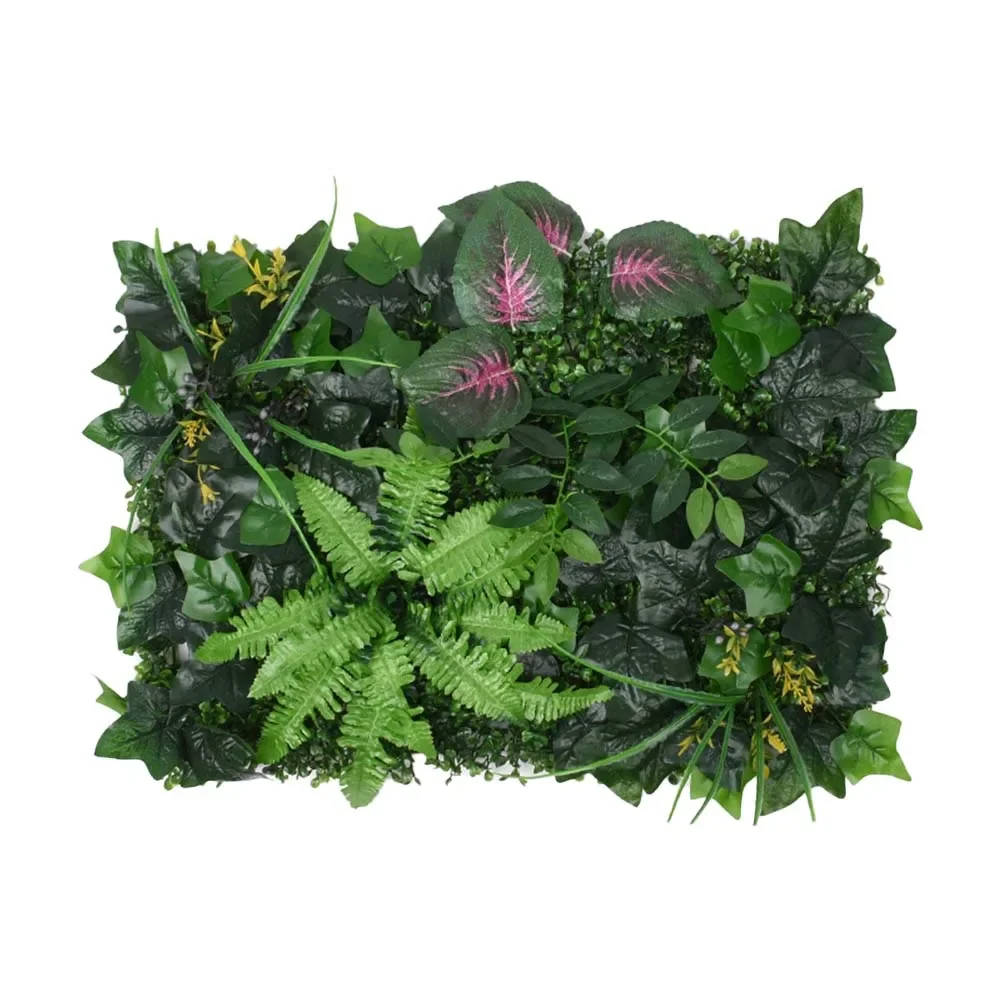 60x40cm Artificial Green Wall Landscape Home Garden Jungle Decor Fake Plants Hanging Grass Greenery