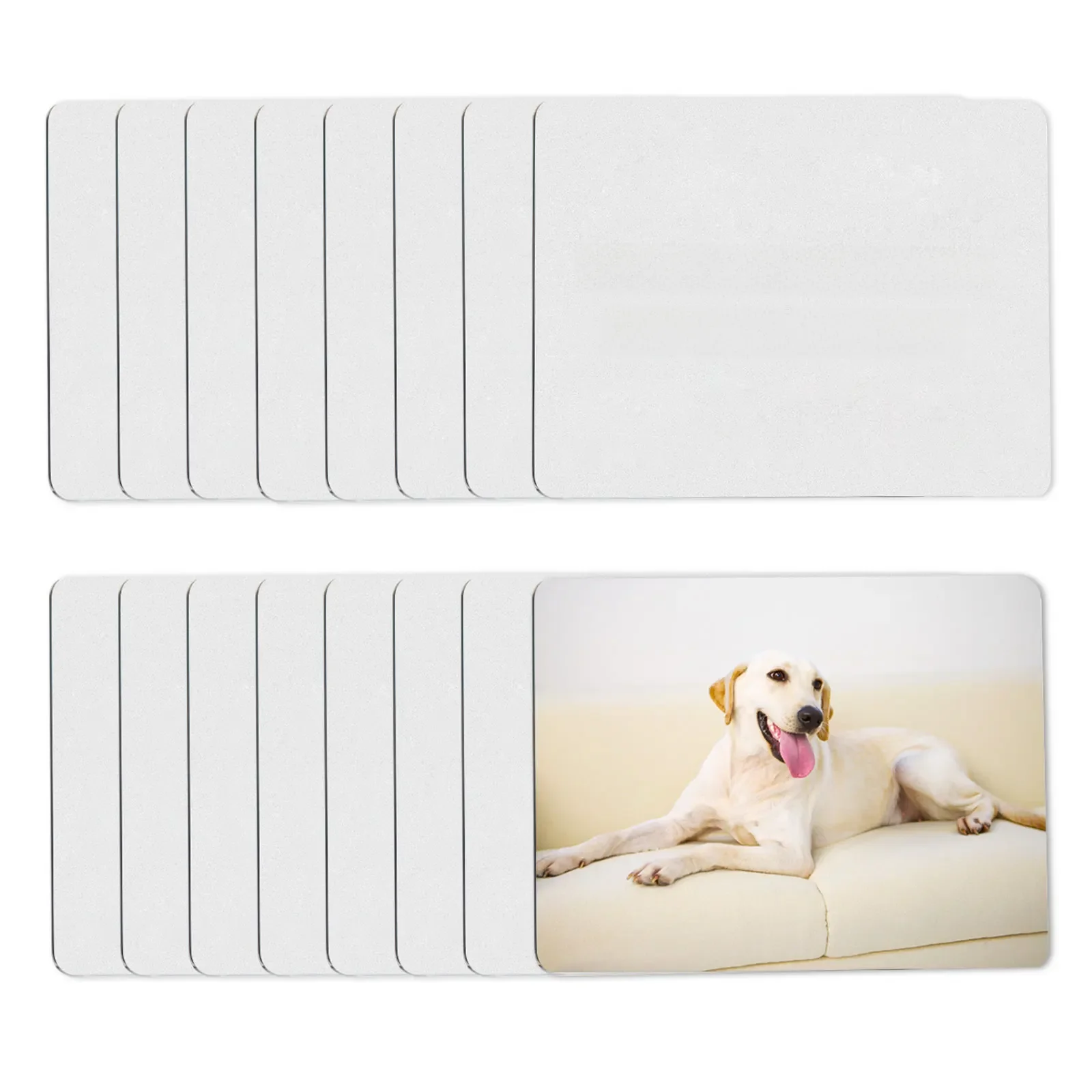 8pcs Sublimation Mouse Pad Blank Mousepad For Sublimation Transfer Heat Press Printing Crafts Non