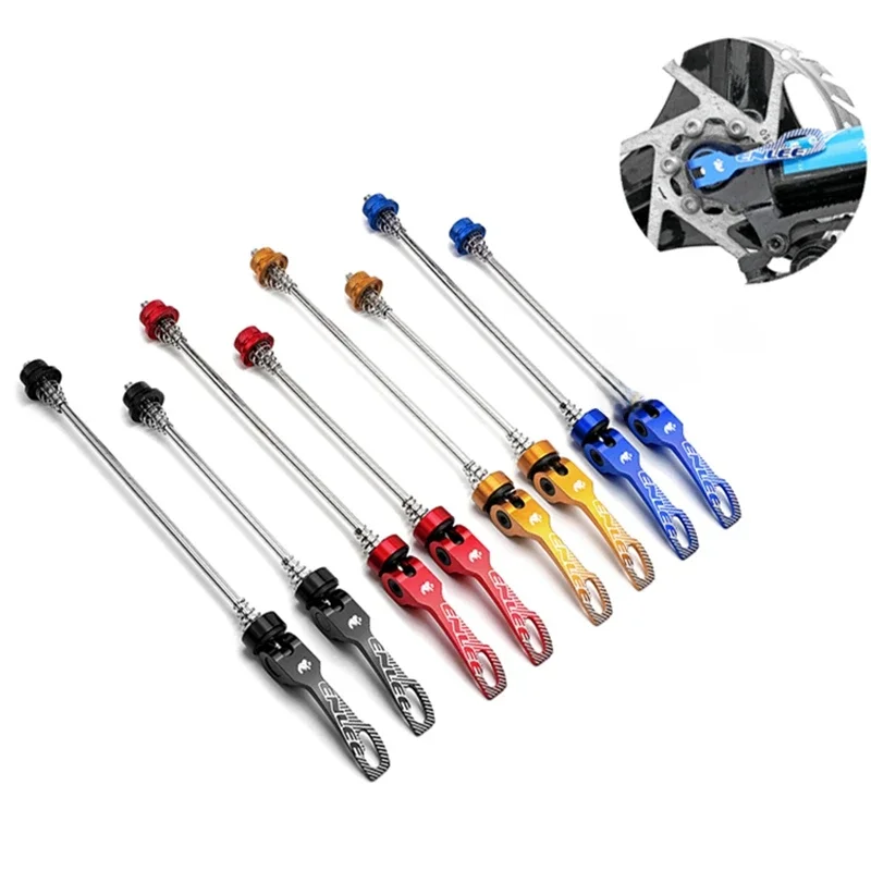 ENLEE Hub Quick Release Lever MTB Road Bicycle Aluminium  Alloy  Skewers Front Wheel 100mm Rear