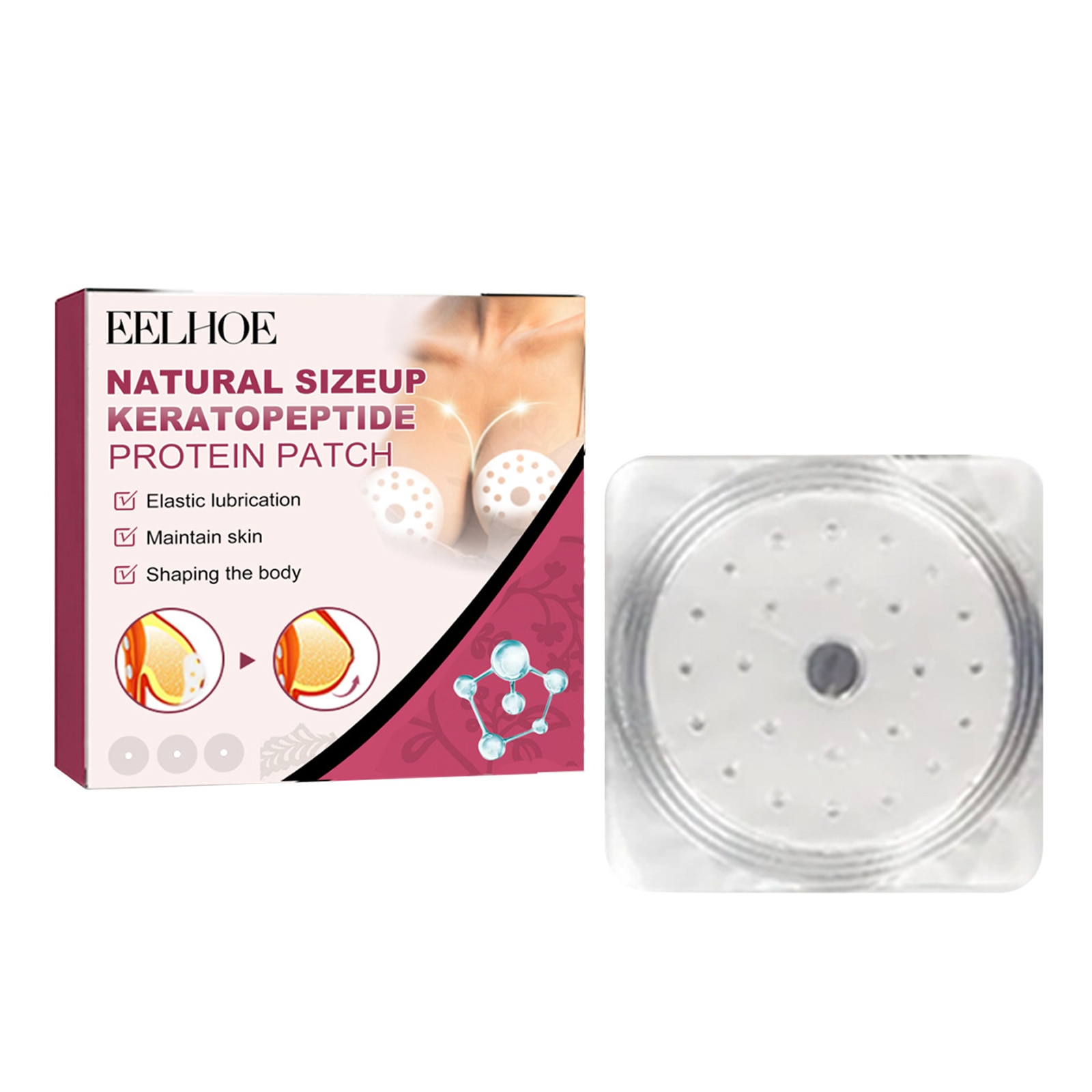 4pcs Breast Lifting & Firming Patch Anti-Sagging Estrogen Free Natural Extracts for Women Female Girls Ladies